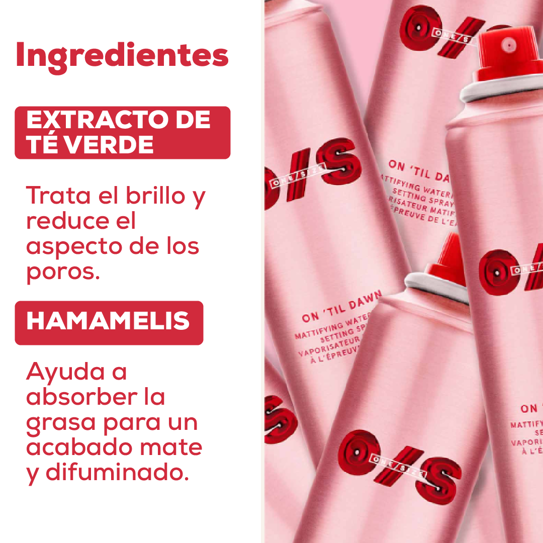 Spray Matificante Fijador De Maquillaje